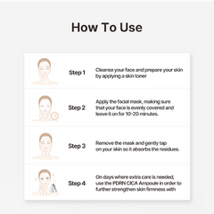 derDM PDRN CICA Ampoule Mask (5 sheets)