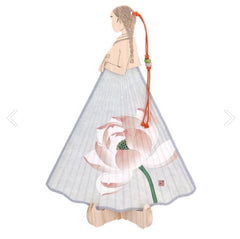 Hanbok Folding Fan –  Elegance in Tradition
